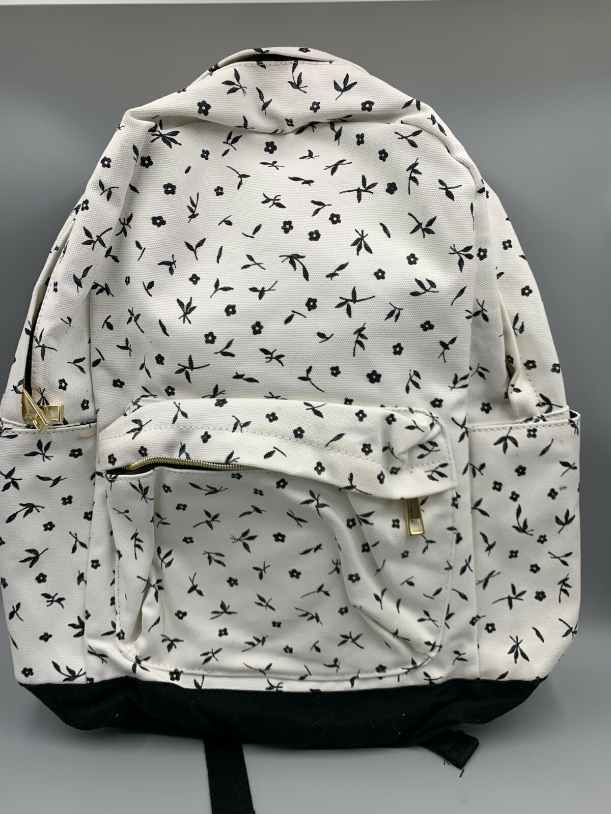 Pottery Barn Emily Meritt Ditsy Prairie Floral Backpack Large Ivory #9916T READ