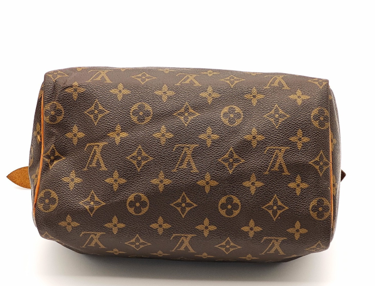 LOUIS VUITTON Speedy 25 Monogram Handbag Mini Boston M41109 Brown 0122