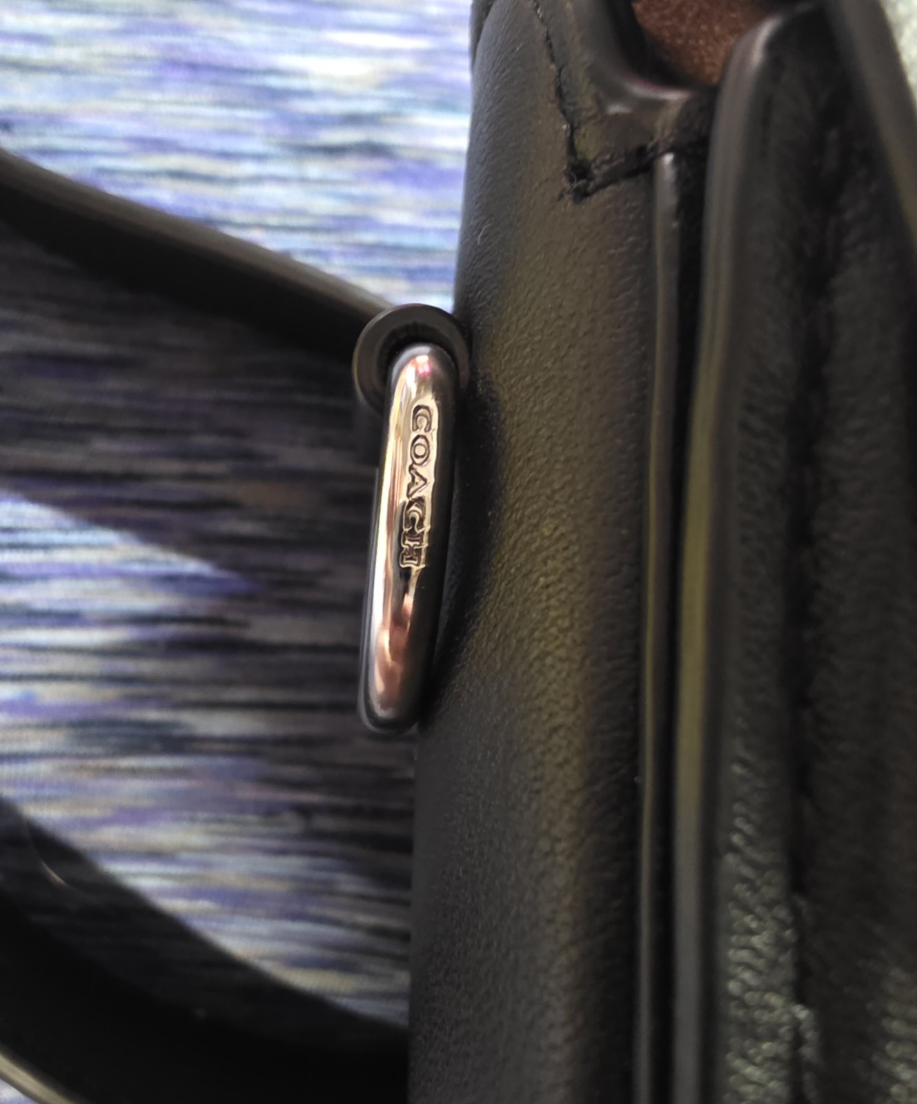 NWOT!! Coach Black Saddle Crossbody Bag