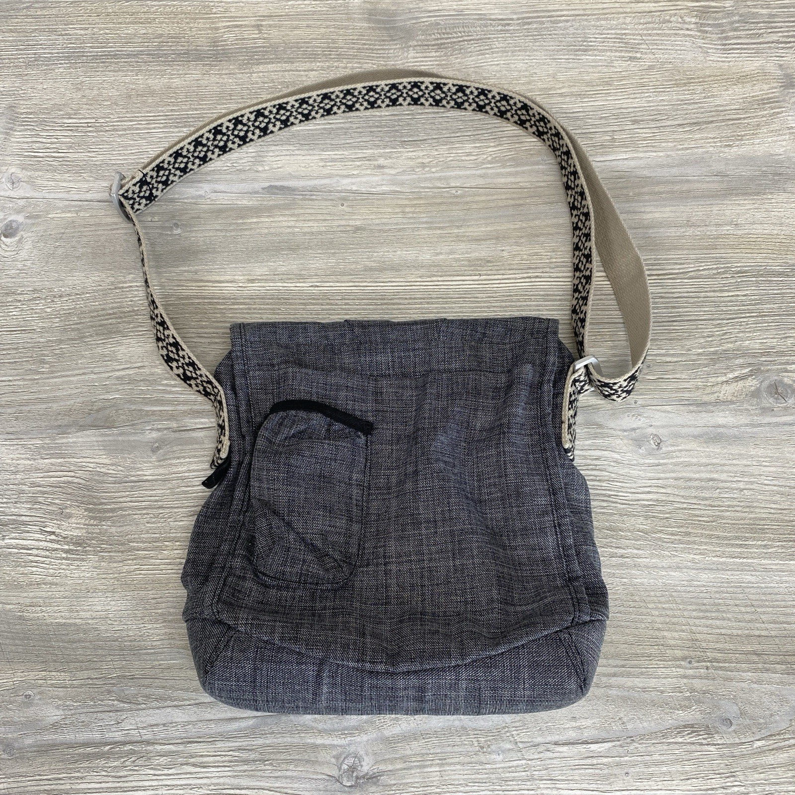 Keen Brooklyn II Cross-Hatch Gray Shoulder Crossbody Bag Hiking