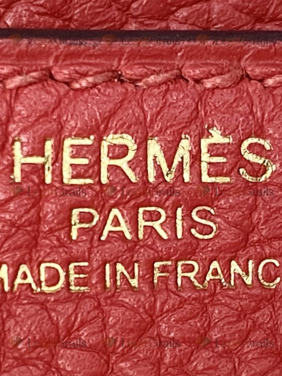 Hermès Kelly 25 Retourne Rouge de Coeur Togo Gold Hardware