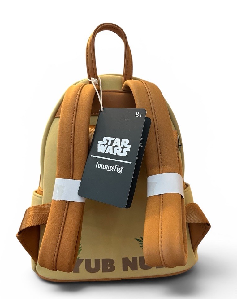 Disney Loungefly Star Wars Wicket Footsie Cosplay Teddy Bear Footsie Backpack NW