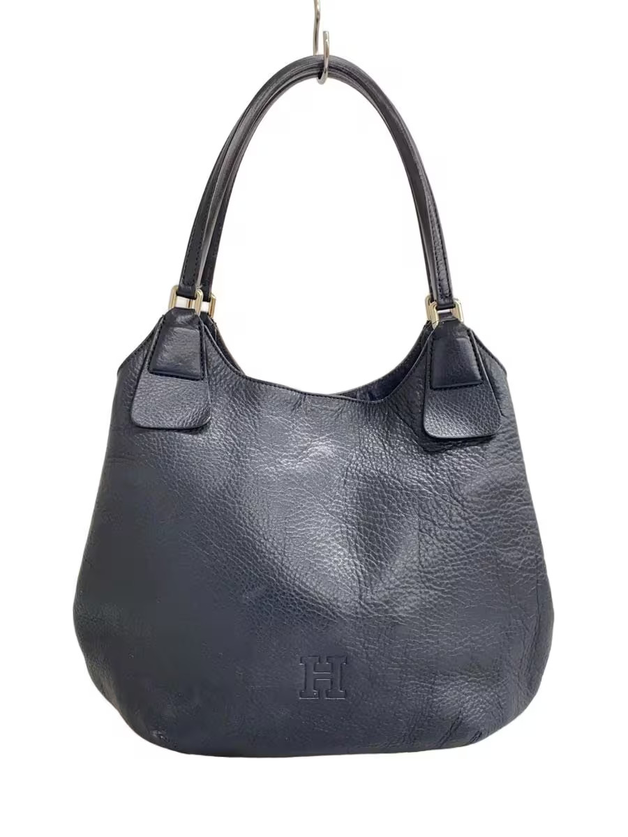 HIROFU Handbag Leather NVY