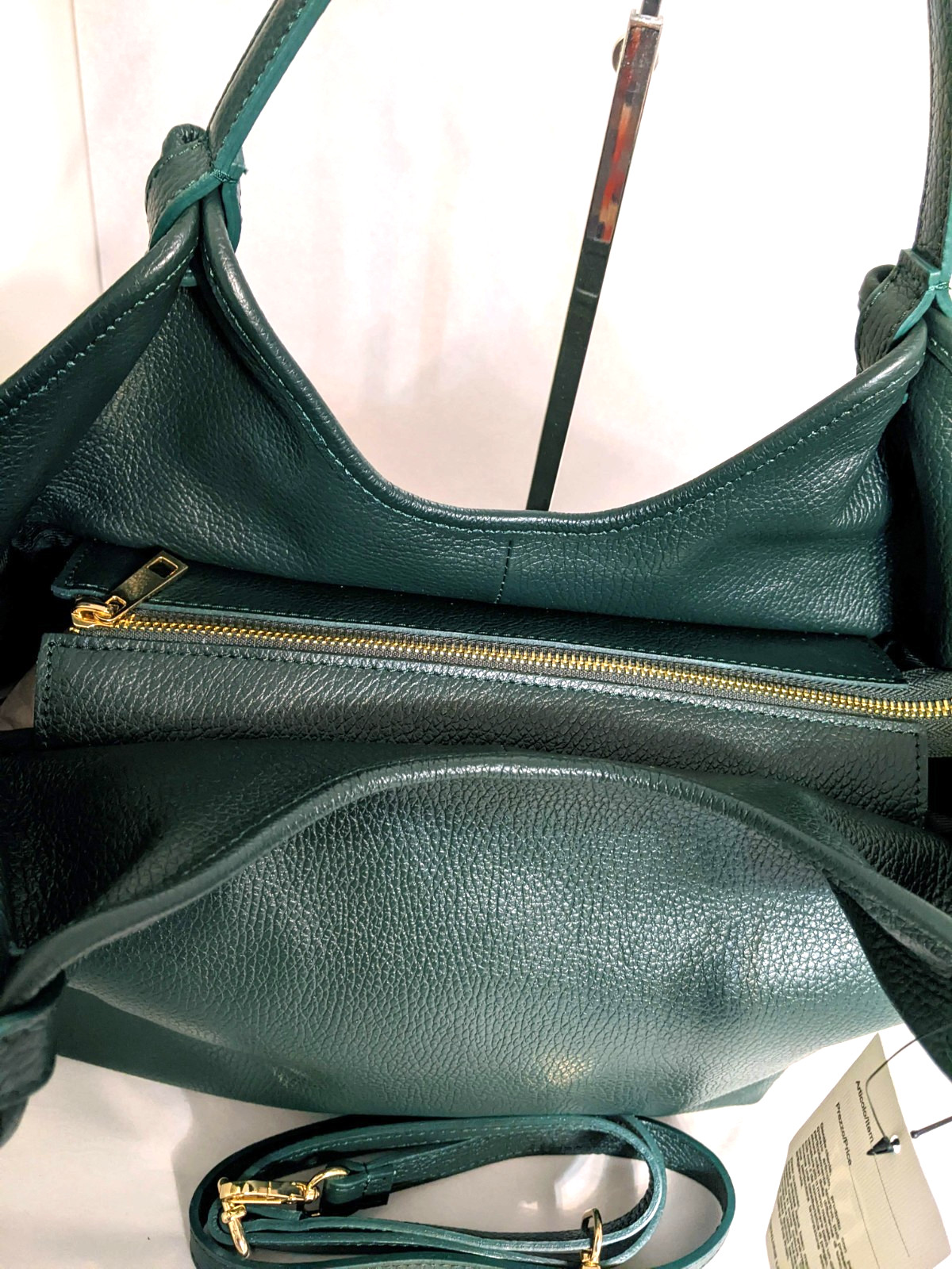 ITALIAN PREMIUM LEATHER X-LARGE OVERSIZED BAG HANDBAG by DIVA’S – MADE IN ITALY