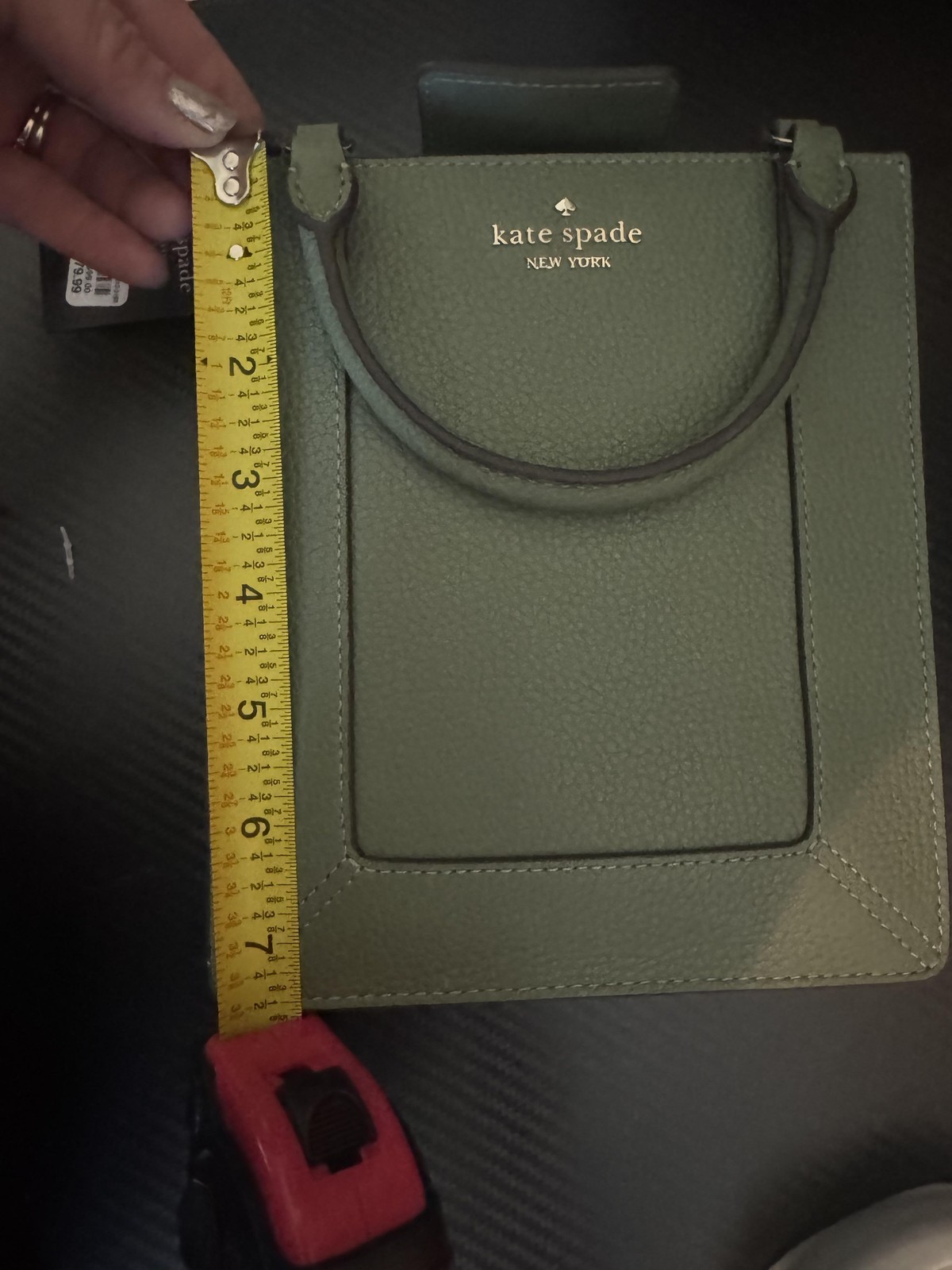 Kate Spade Lena Mini Tote Womens Romaine Green Pebbled Leather Handbag NWT K1884