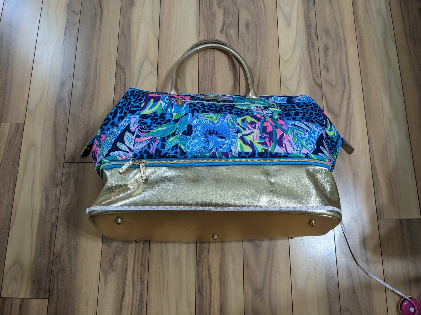 EUC! Lilly Pulitzer Weekender Bag In Pop Up Lilly’s Party Patch