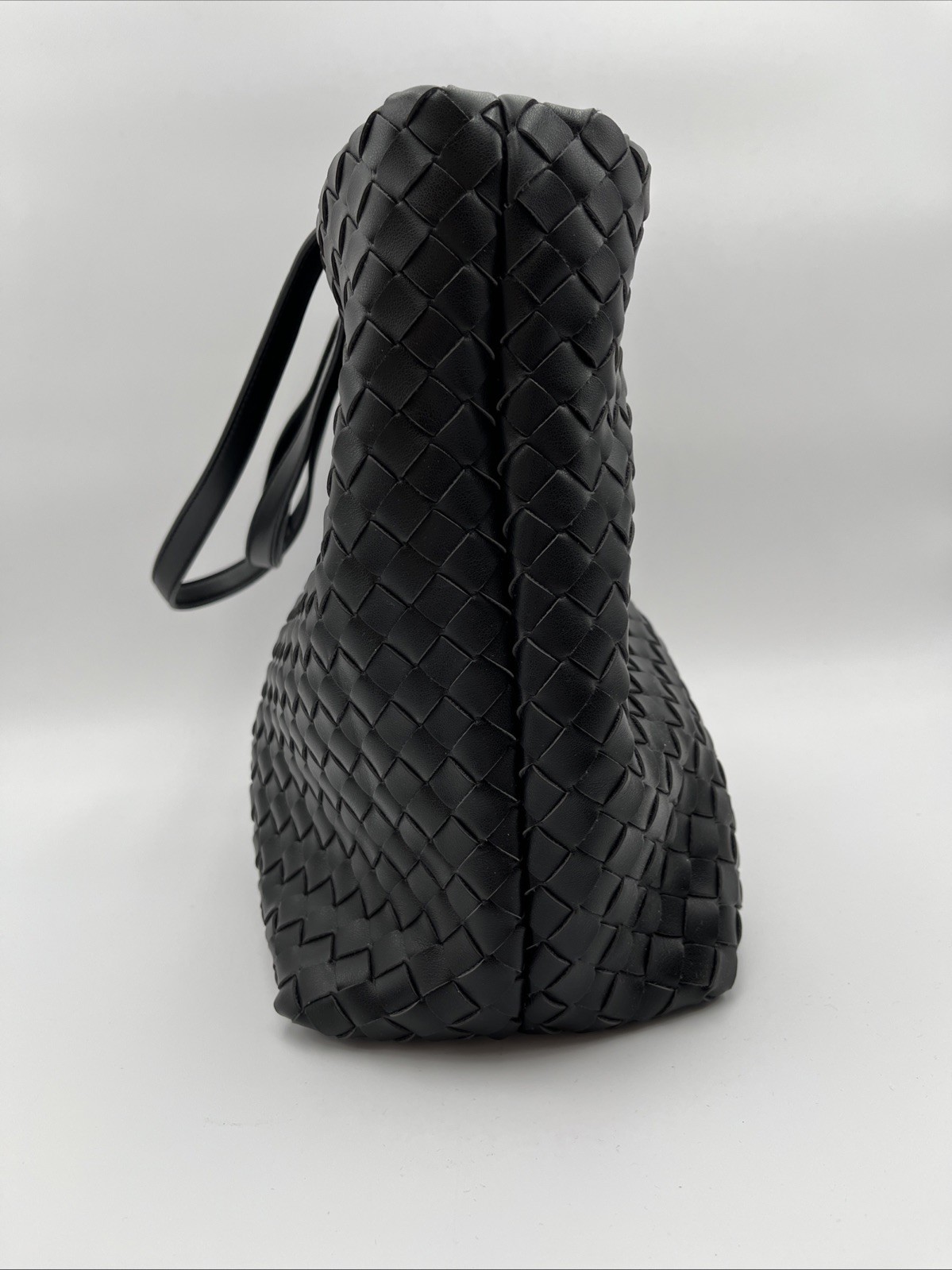 On 34th Extra Large Woven Tote Bag Black NWT