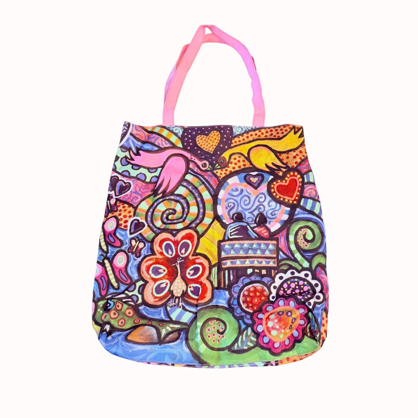 Daniel Cascardo Graffiti Tote Bag Art Collage Cubist Geometric Art Work Colorful