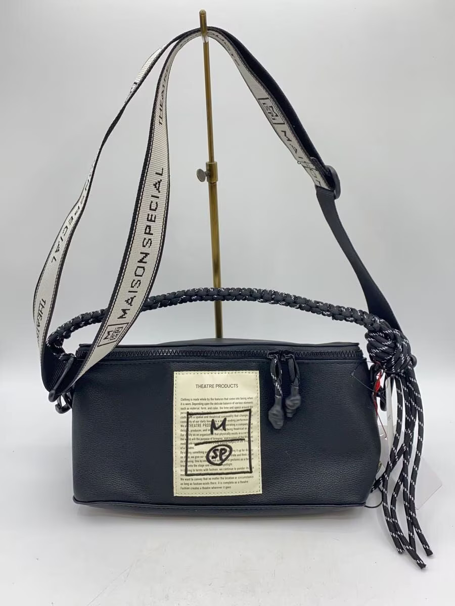 MAISON SPECIAL Shoulder Bag Leather BLK 112616121212 ? NULL ?