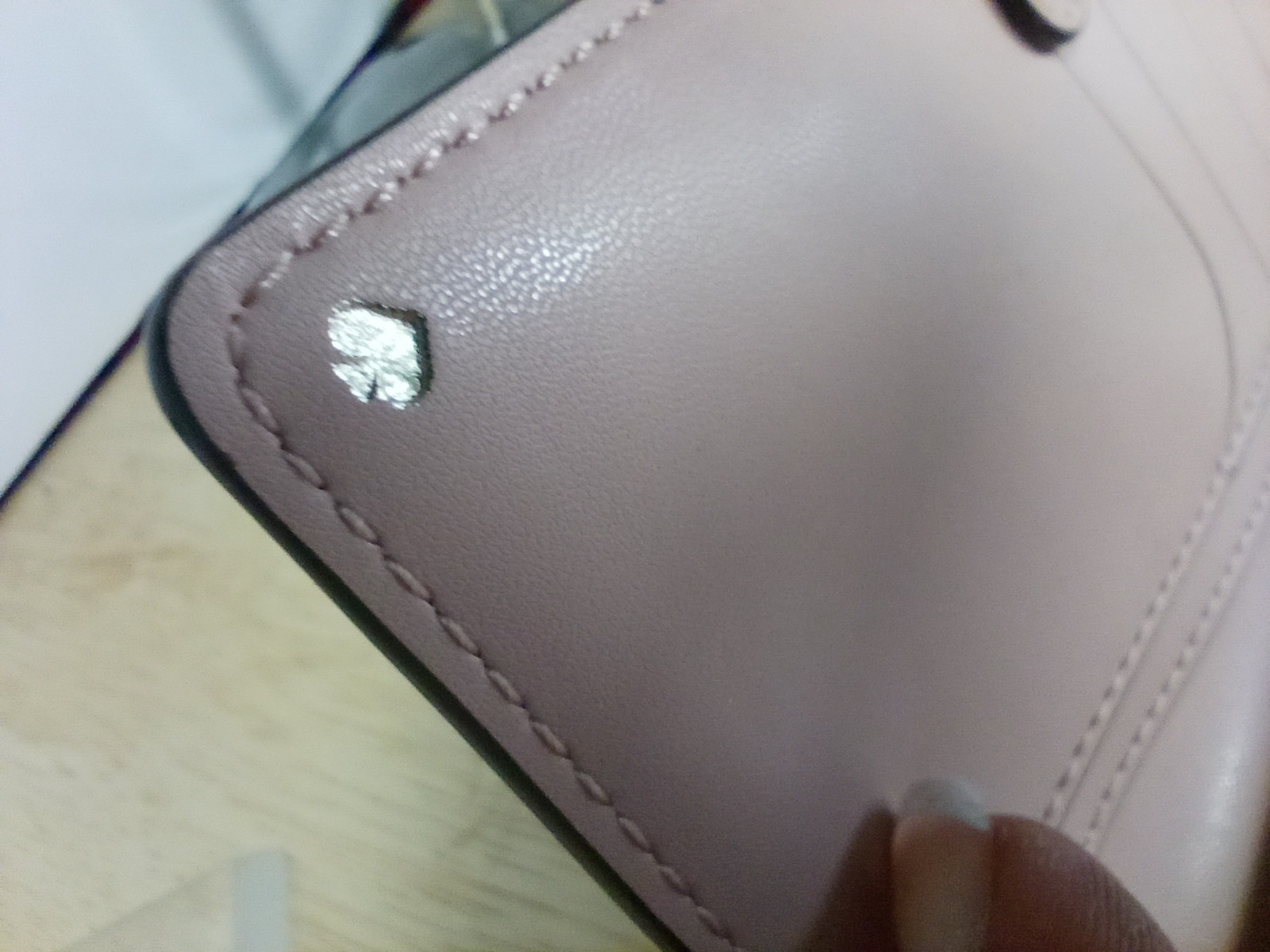 Kate Spade Stacie Flower Small Multi Color Jaquard Leather Gold Plated
