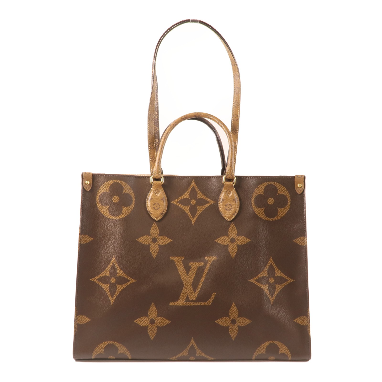 LOUIS VUITTON LV GHW OnTheGo GM 2 Way Shoulder Tote Bag M45320 Monogram Giant