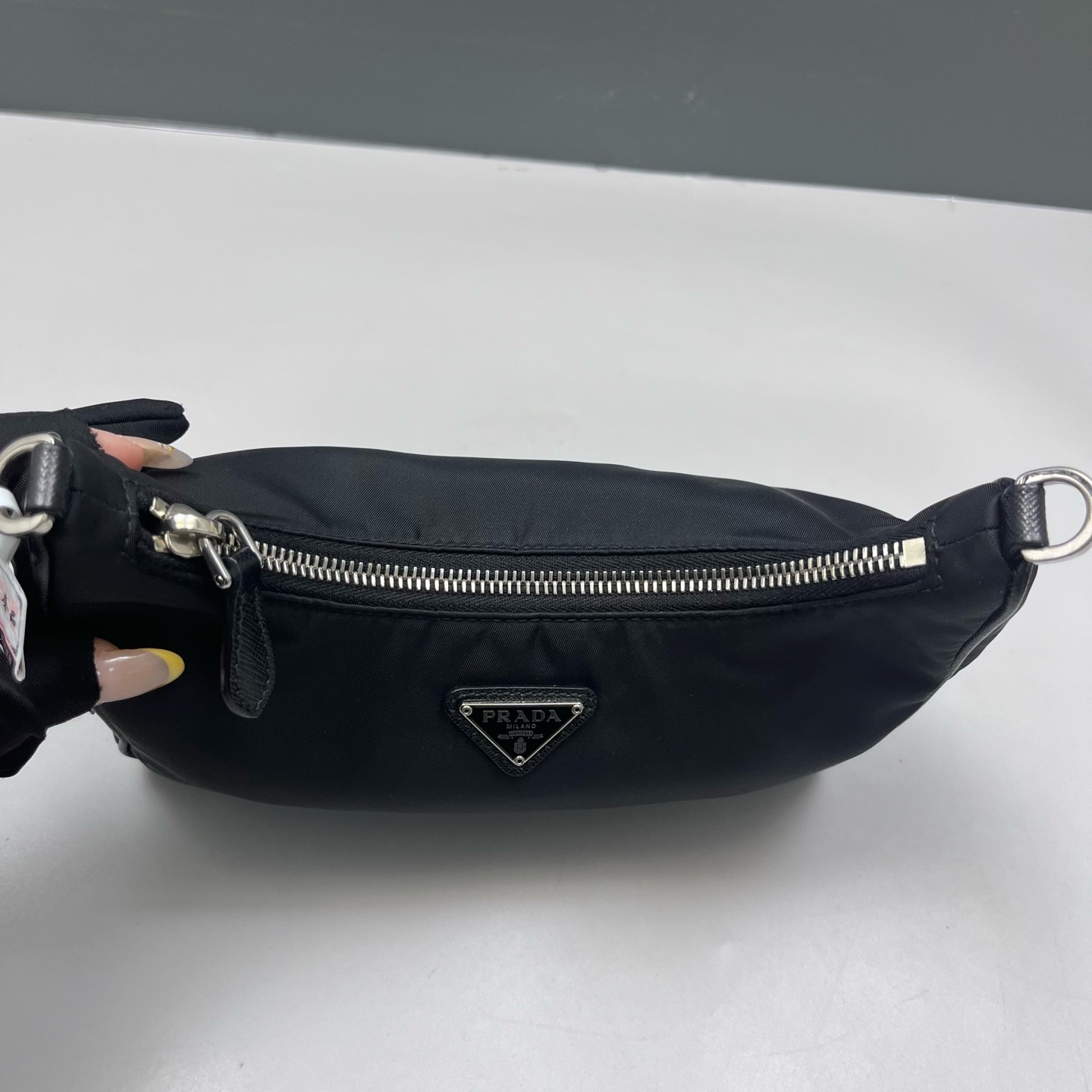 Prada Re-Edition 2005 Hobo Normal Black Re-Nylon Underarm/Crossbody Duty Paid