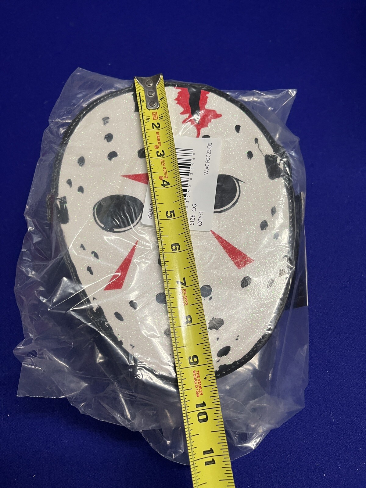 Cakeworthy Friday the 13th Jason Glitter Crossbody New