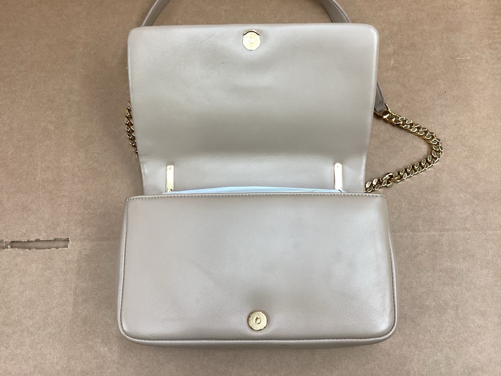 Burberry Small Lola Quilted Leather Shoulder Bag In Oat Beige Leather