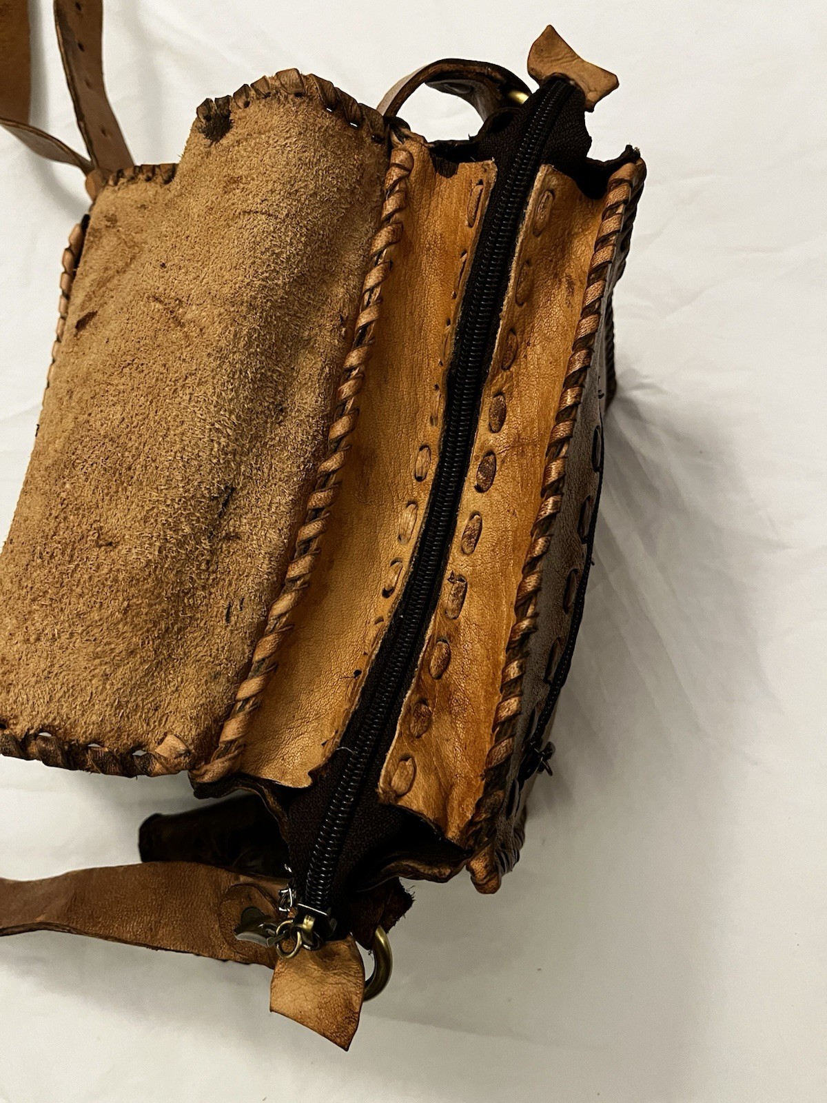 Pharaonic Handmade Genuine Leather Handbag Made In Egypt