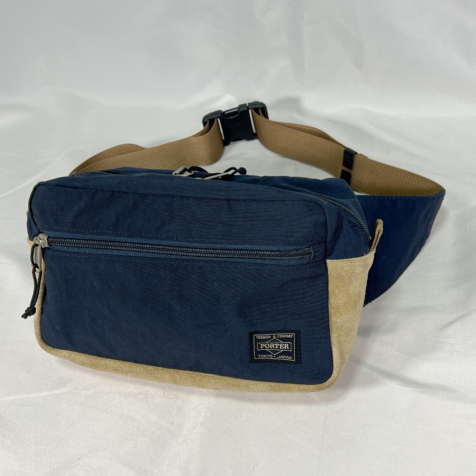 Yoshida HEAD PORTER Shoulder bag Navy Nylon leather men women