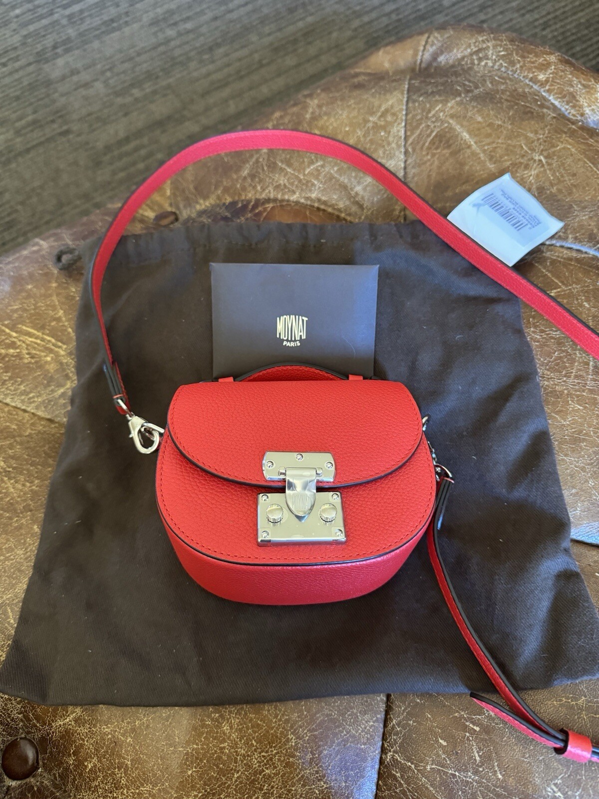 Moynat Flori Nano Flame Leather Purse