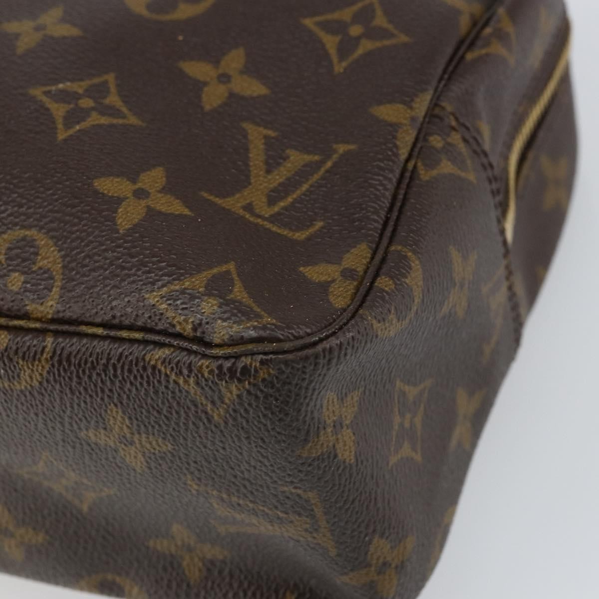 LOUIS VUITTON Monogram Trousse Toilette 28 Clutch Bag M47522 LV Auth hk3402