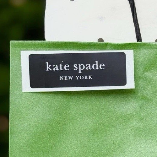 KATE SPADE PAPER SHOPPING GIFT BAG, BOX, RIBBON, STICKER, TISSUE 8 X 10 NEW