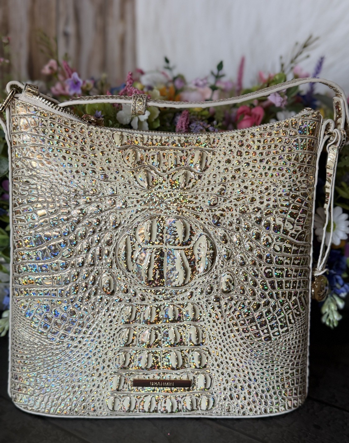 LAST ONE ! BRAHMIN KATIE HOLOGRAM NWT PERFECT EYE PLACEMENT GORGEOUS HTF