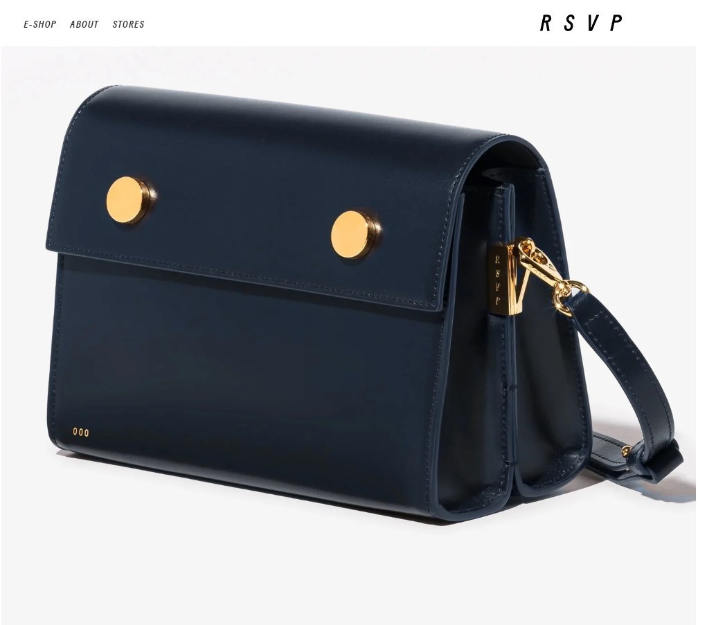 New with Tag: RSVP Paris Duo Bag (Smooth Navy)