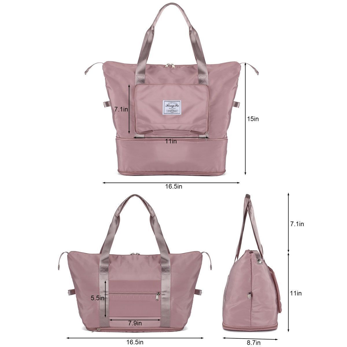 Womens Folding Bags Waterproof Tote Duffle Bag Handbag Large Capacity Travel USA