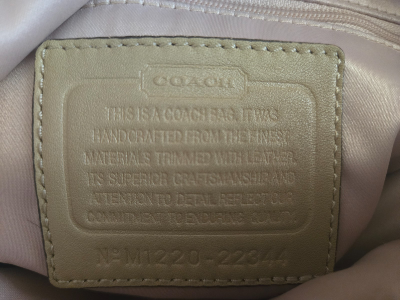 COACH Madison op Art Sateen Kara Carryall Purse – Tote – Handbag – Coral 22344