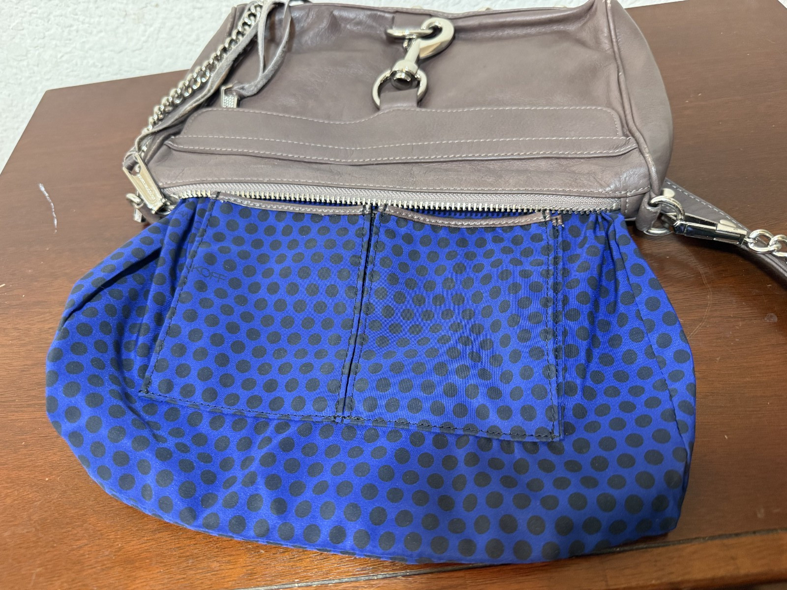 Rebecca Minkoff Small Gray C. MAC Gray Crossbody Shoulder Convertible Bag