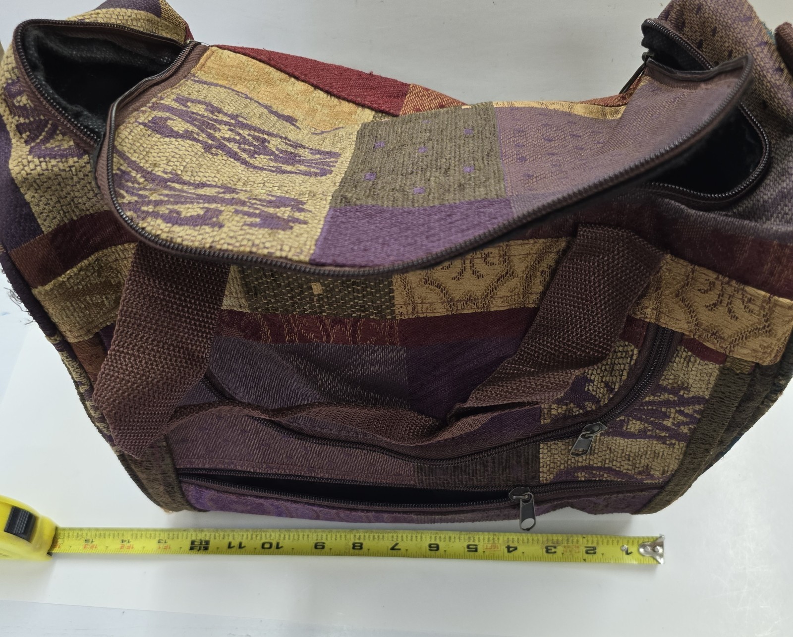 Patchwork Fabric Shoulder Bag Crossbody Boho Purse Hippie Sling Casual Used