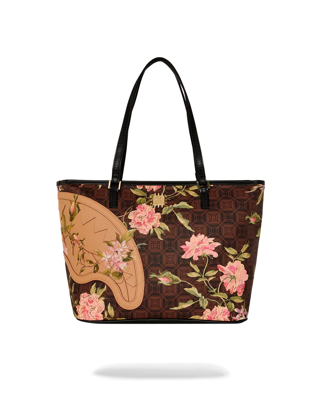 Sprayground AI Dreamers Garden Tote Bag🔥New Brown Large Shoulder Travel Bag