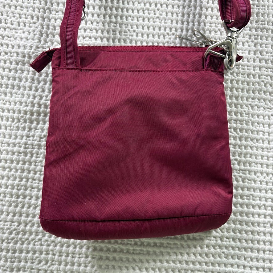 Pacsafe Citysafe Cs-series Crossbody Bag burgandy Exomesh RFID Anti Theft Zip