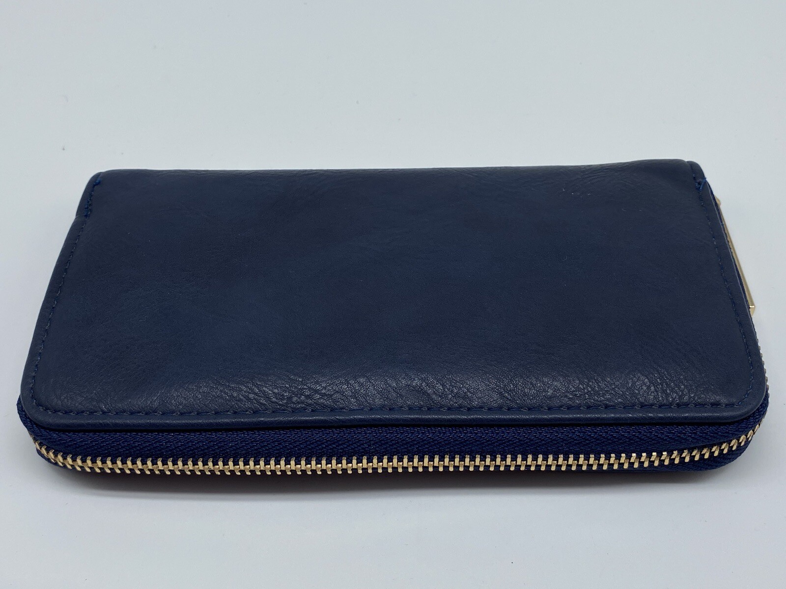 Le Miel Navy 2-in-1 Vegan Tote Purse 12″x17″x4-1/4″ With Matching Wallet