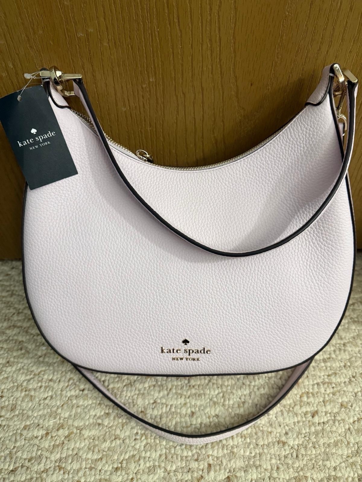 kate spade Women’s Pale Ameth Janie Pebbled Leather Shoulder Bag $429