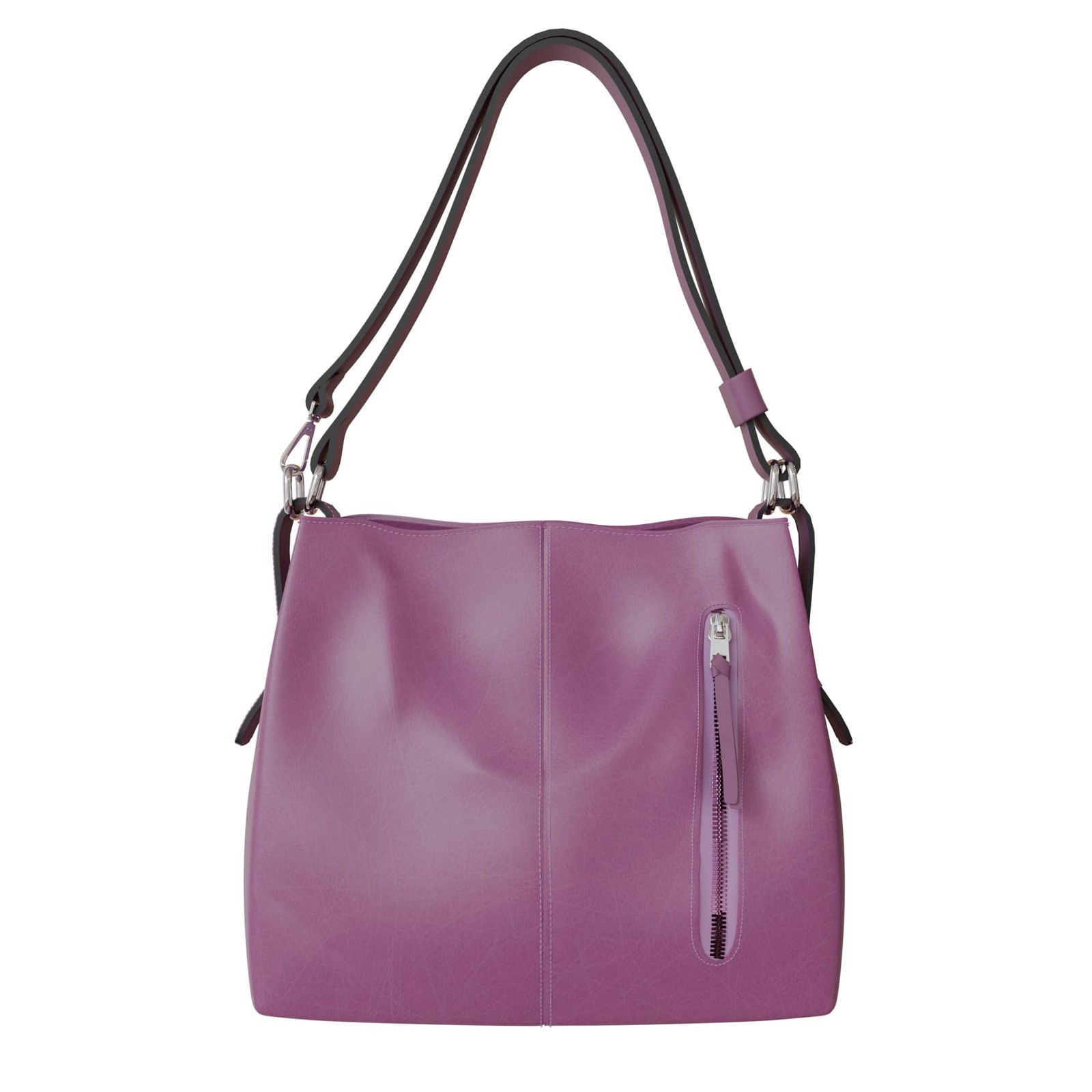 Ladies Handbag Messenger Shoulder Cross Body Bag Vegan Leather 30628