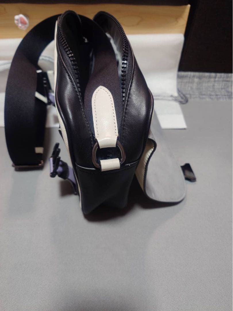 COACH Shoulder Bag White and Black