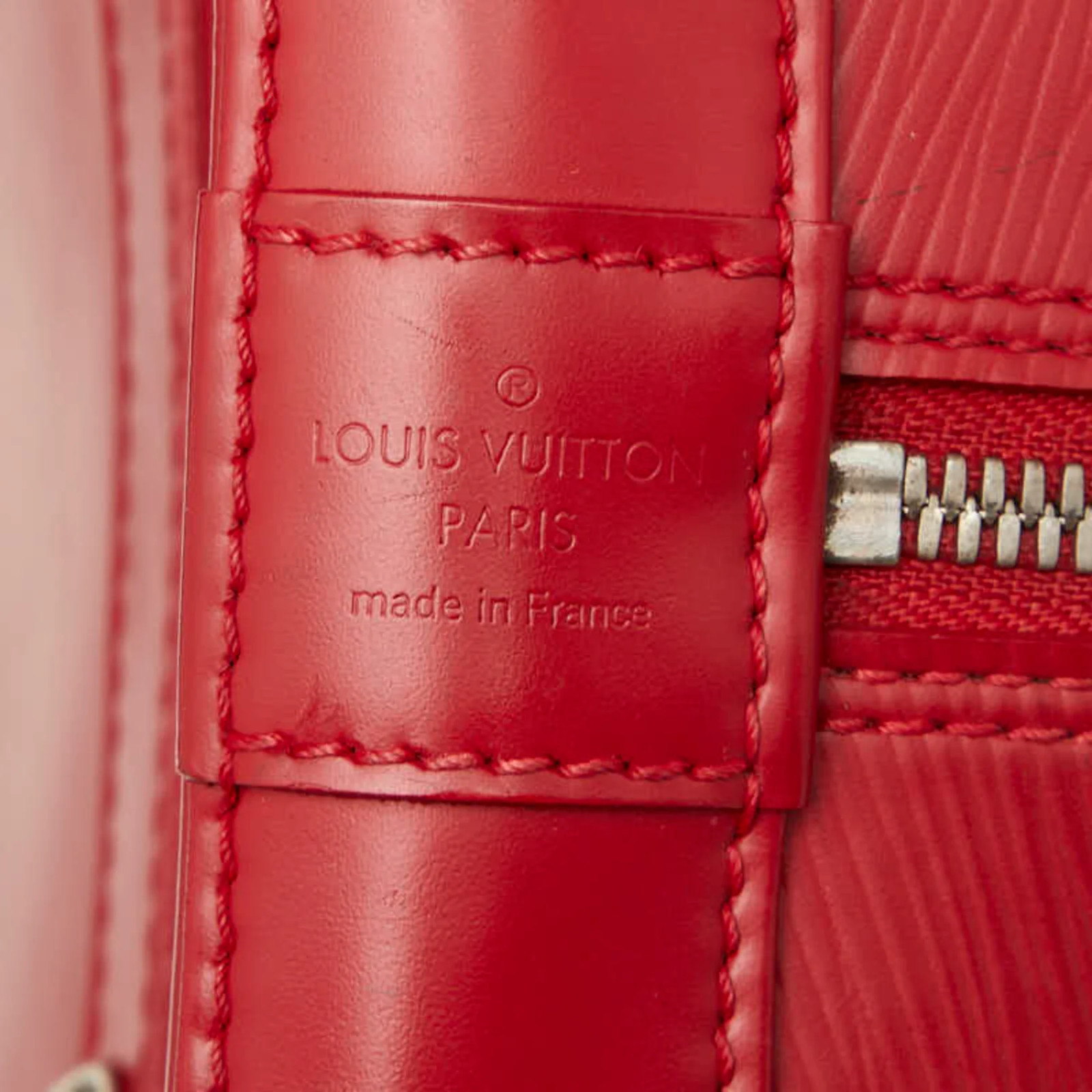 Louis Vuitton Epi Alma GM Handbag M4032E Carmine Red Leather Women… GZl1i5jf