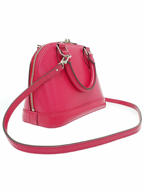 Louis Vuitton Alma M42048 Leather Pink Shoulder Bag Women’s #TB2619