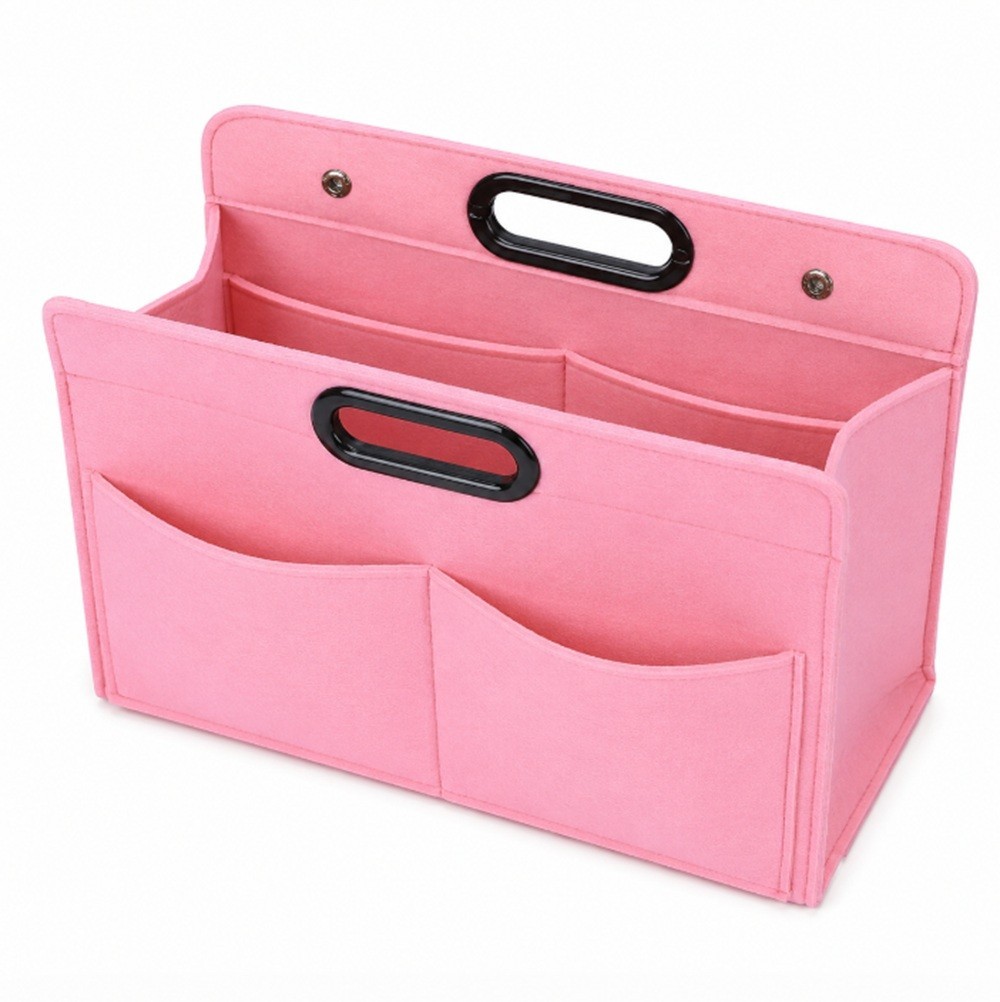 Felt Handbag Organizer Insert Multi Pocket Tote Purse Shaper Liner Bag Divider