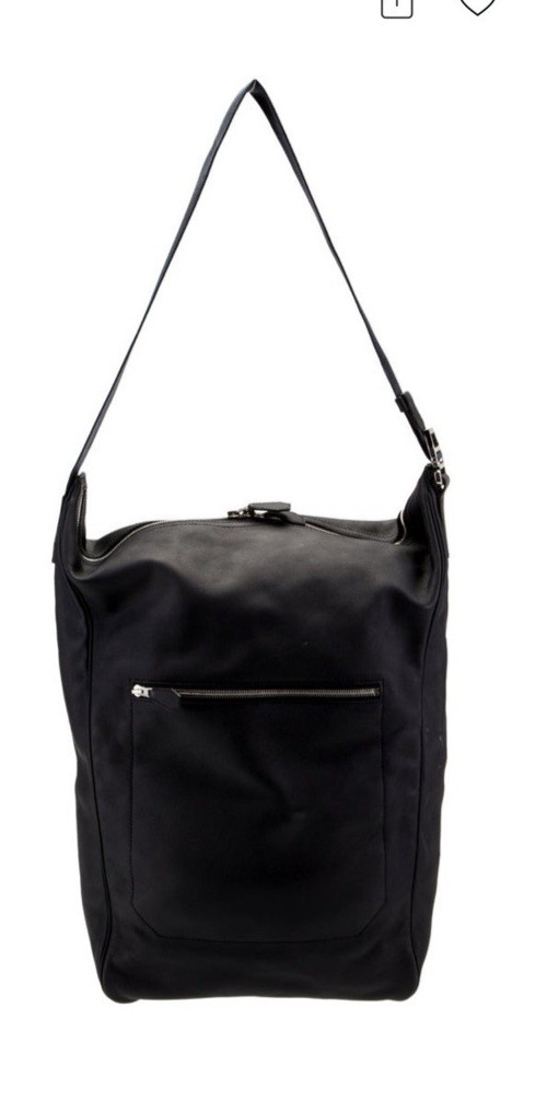 HERMES Totes Cristobal City Slide Navy Blue Nuit SHW Evercalf Shoulder Bag 2016