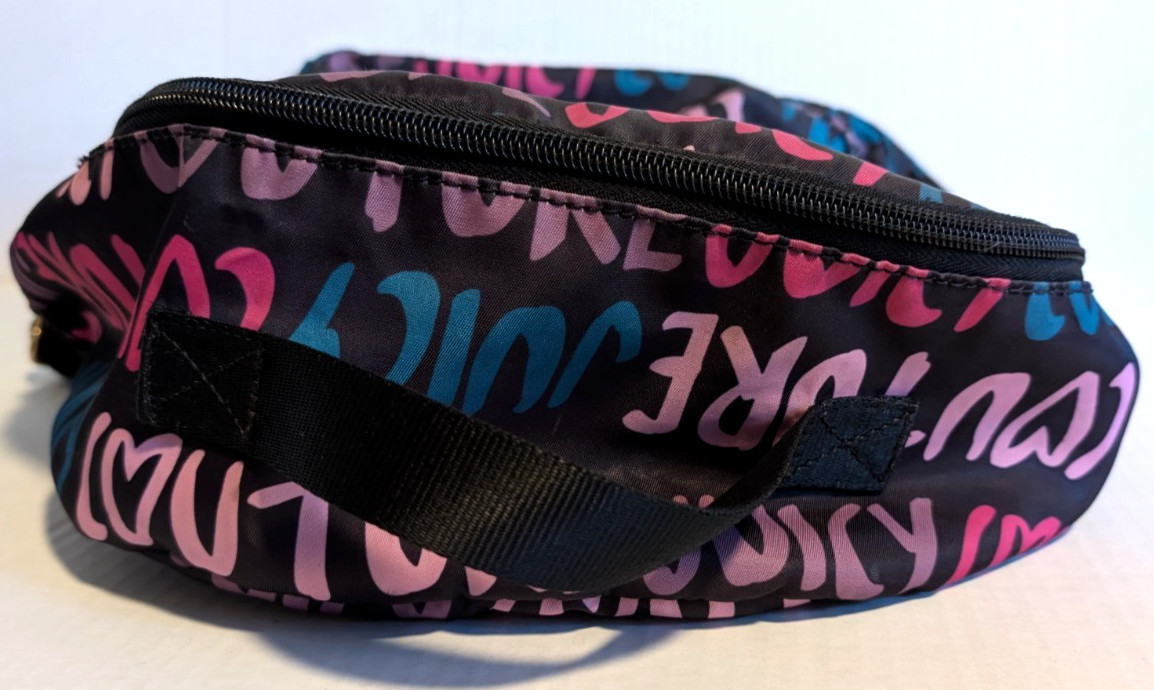 Juicy Couture Backpack Spell Out Logo Colorful Pockets 15″ x 10″ x 5″ – Mint!