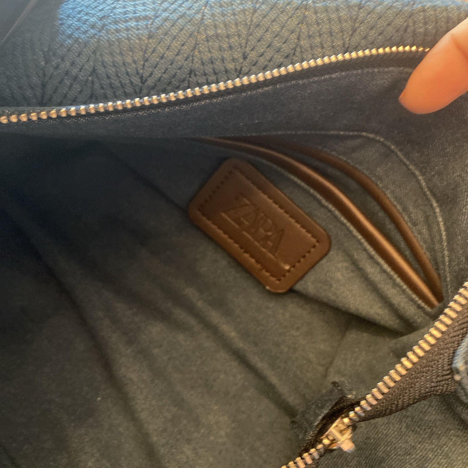 Lightweight blue tote bag – great for the summer