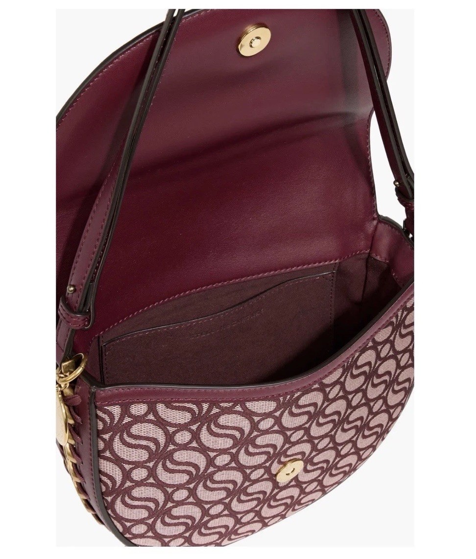 Stella McCartney Frayme MediumS-Wave Flap Shoulder Bag