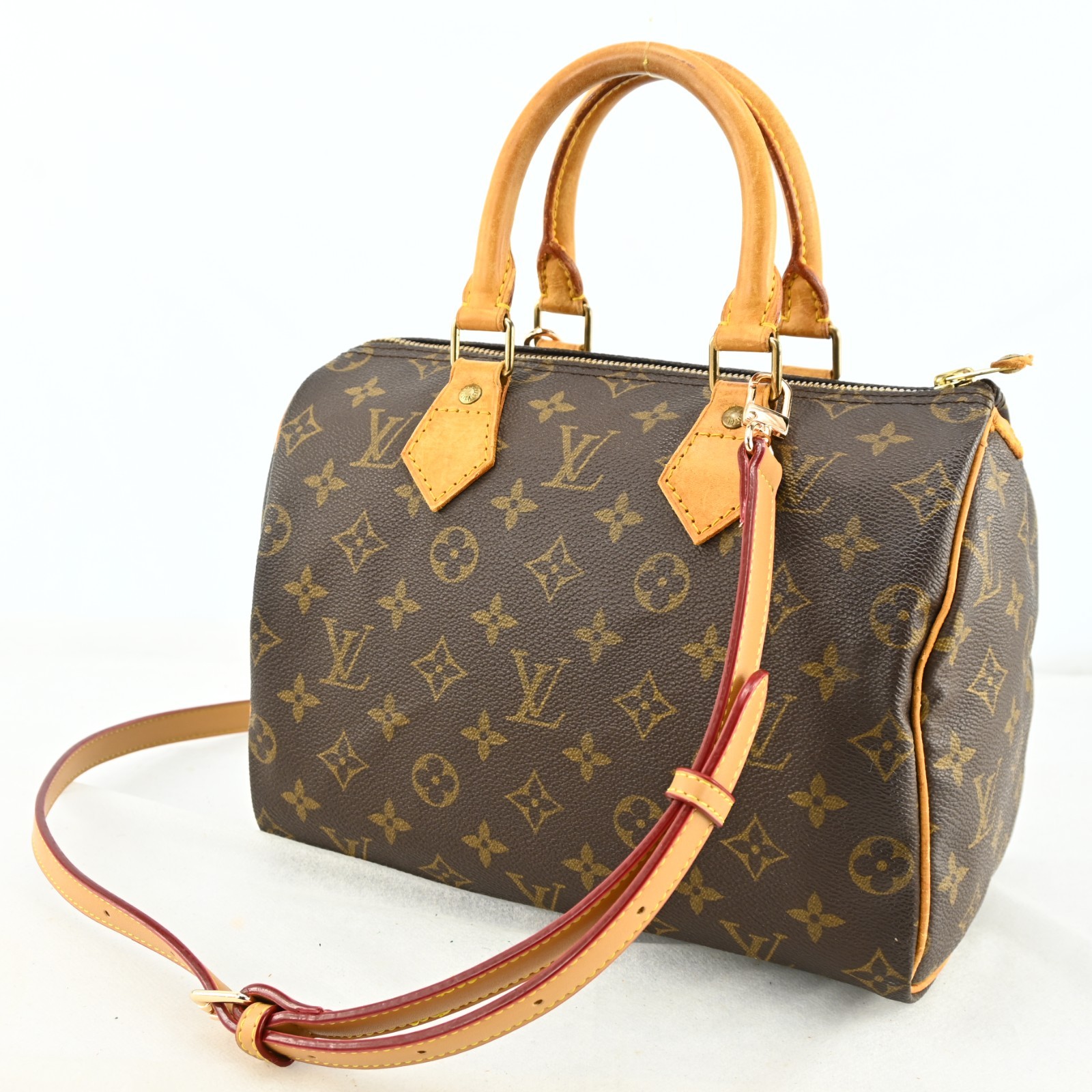 LOUIS VUITTON Monogram Speedy 25 M41528 Hand Bag Canvas P5073SC805