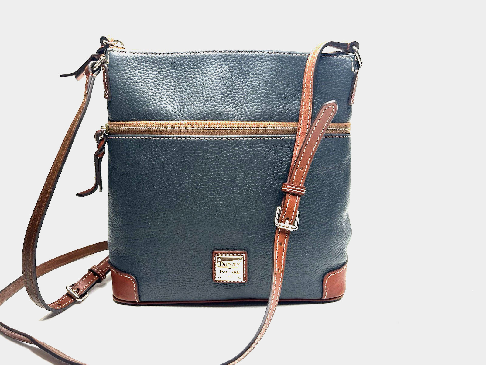 DOONEY & BOURKE Pebble Grain Crossbody DARK GRAY