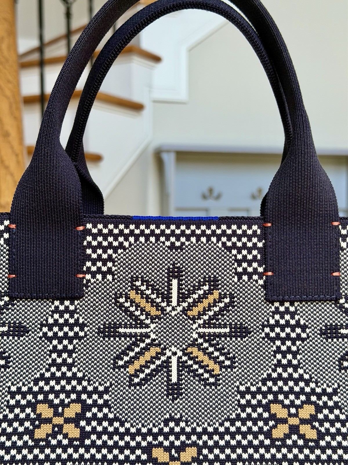 Rothy’s The Handbag in Sunburst, retired style. Original tags included.