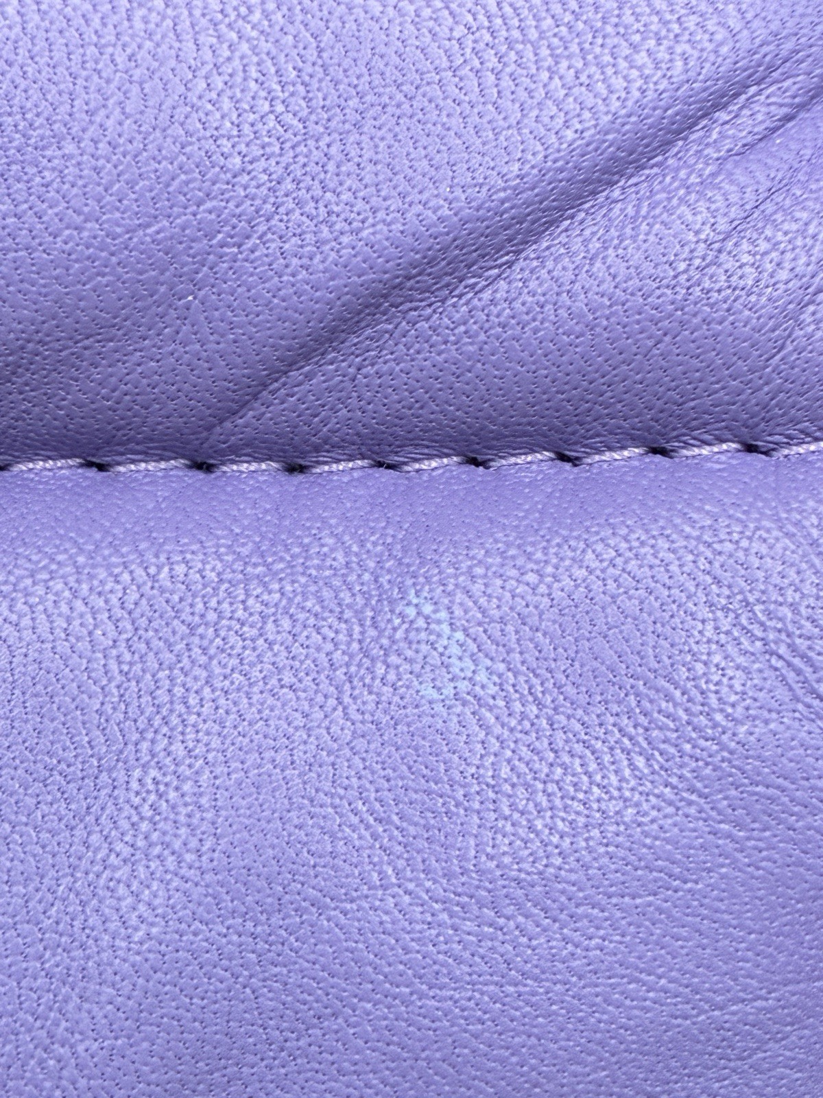 STYLISM Denmark Sheepskin Oversized Puffy Quilted Crossbody Sling Bag Lavender