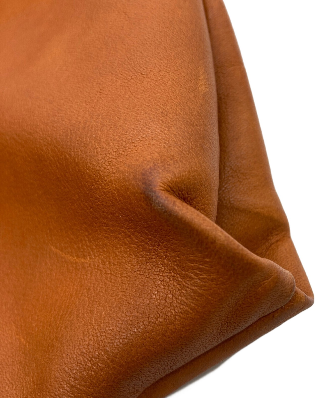 SLOW Clutch Bag Leather Brown Authentic From Japan