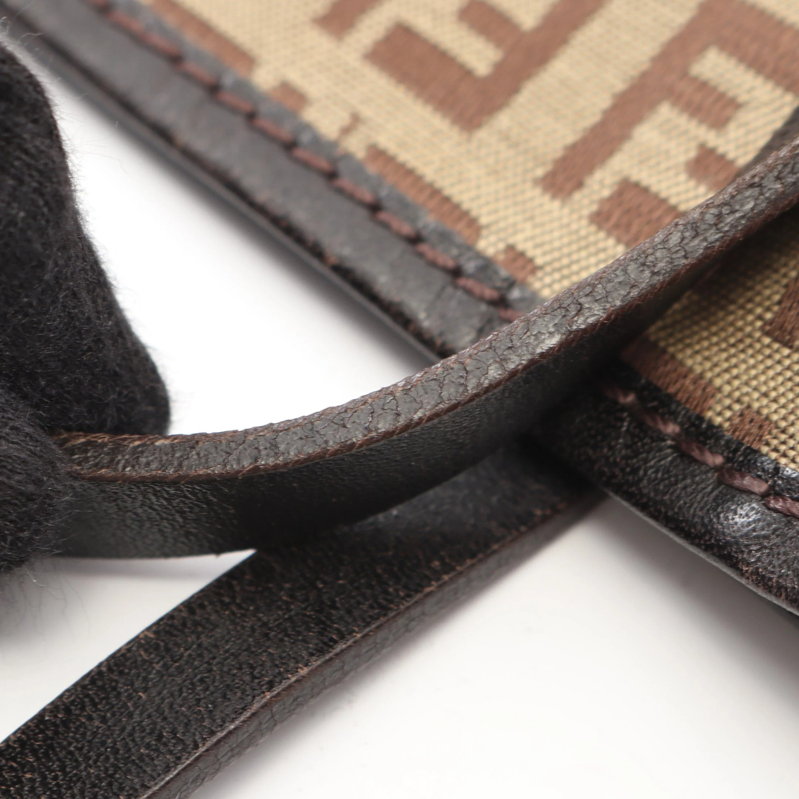 Fendi Tote Bag Brown Leather #RCB13620