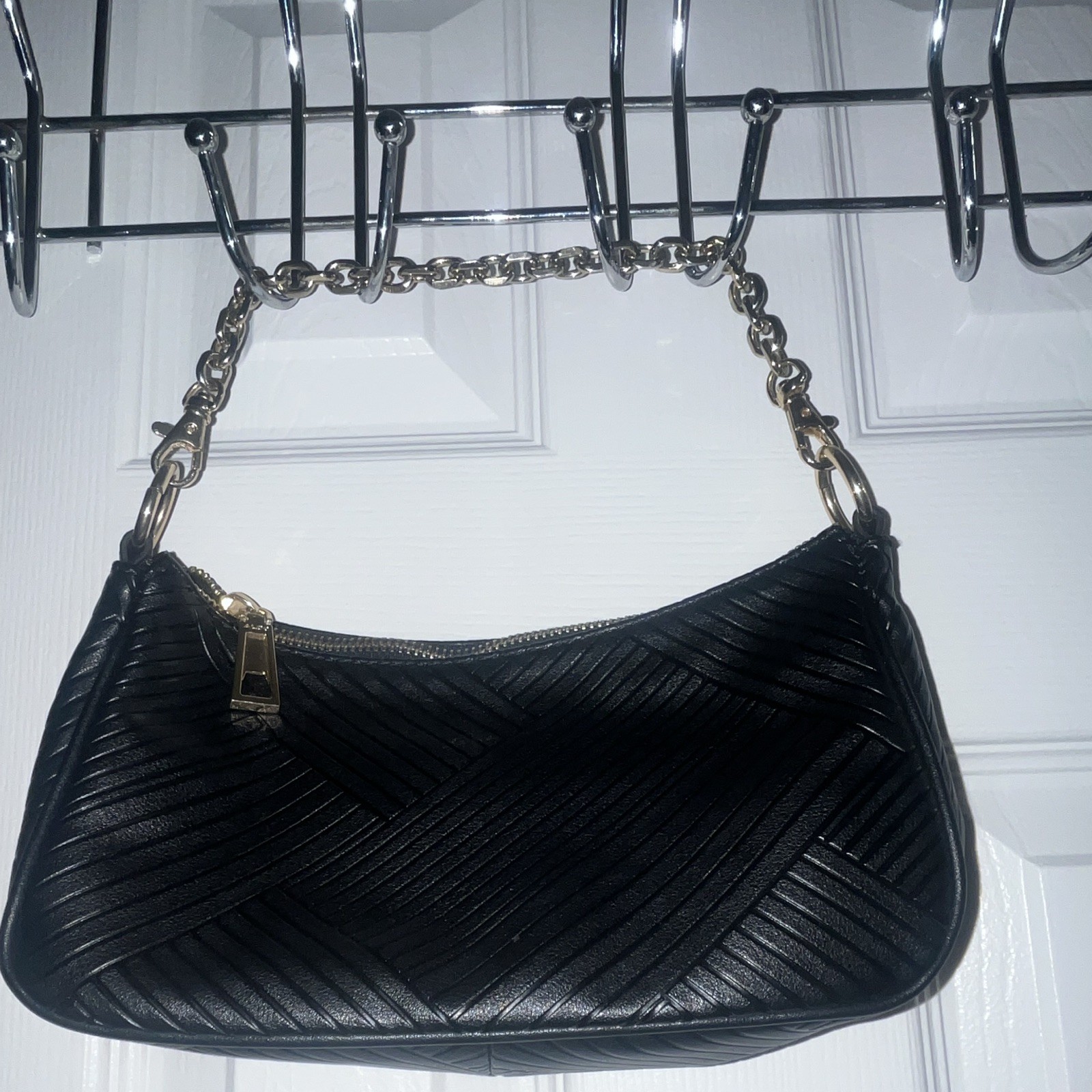 ALDO Olieri Shoulder Bag Shoulder Bag Gold Chain Strap Zip Lined Pockets