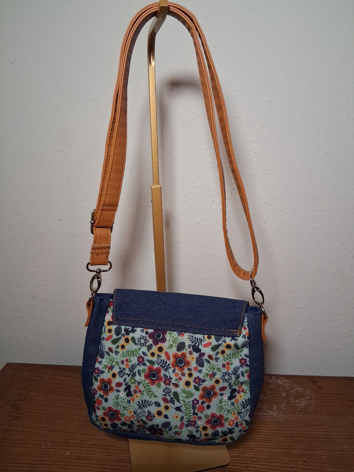 Disney Animators Collection Rapunzel Floral Crossbody Bag